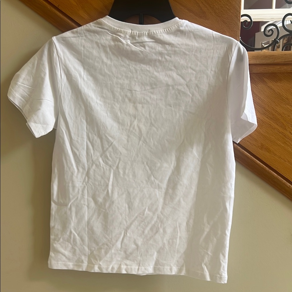 Fendi Kids White T-Shirt with Multicolor Logo New With Tag - Picture 4 of 4